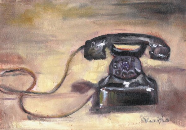 Натюрморт с телефоном