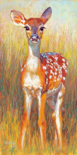 Животные пастельная живопись