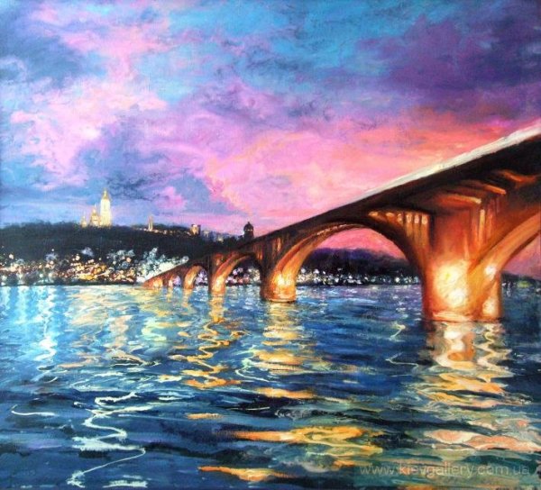 Мост гуашью Саратов