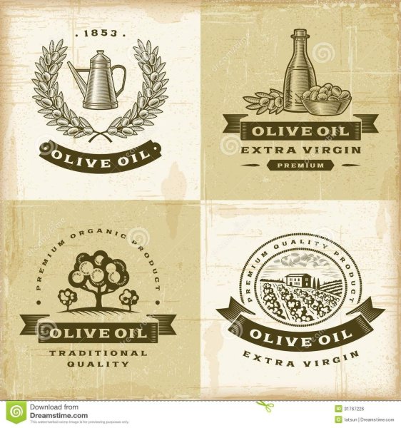 Этикетка на бутылку масла