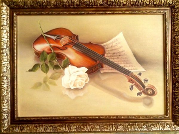 Скрипка картина