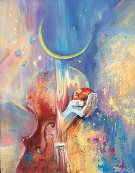 Скрипка живопись