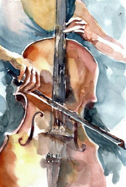 Художник Урмаев виолончелистка