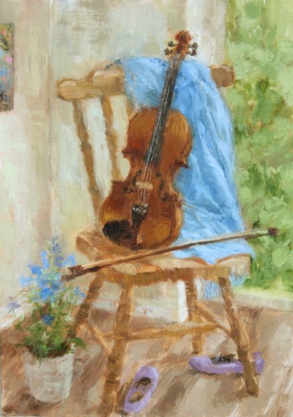 Картины со скрипкой известных художников