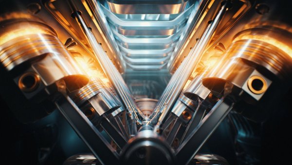 Красивый двигатель