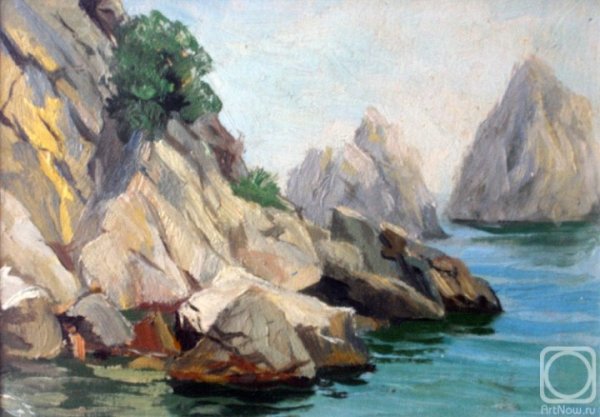 Шебеко художник Владивосток этюды скалы