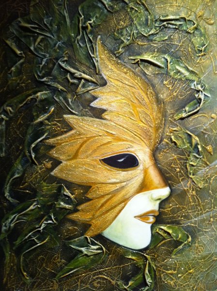 Театральная маска живопись