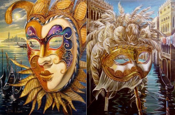Алекс Левин венецианские маски