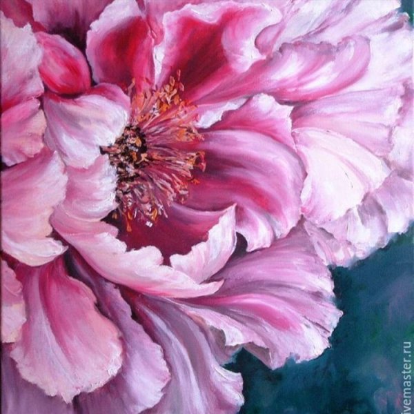 Картина пион Сингатулин