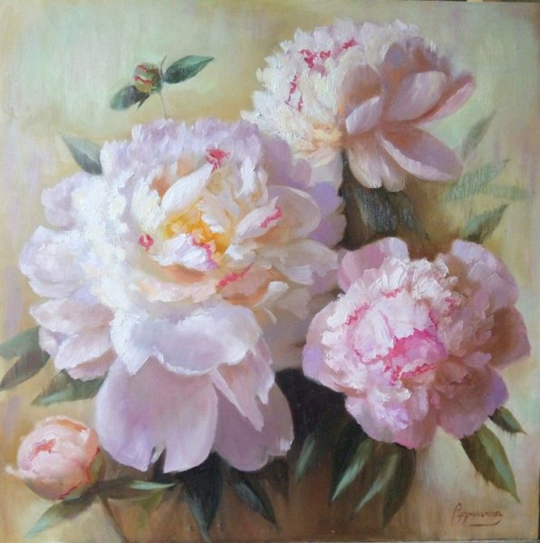 Елохин Павел художник пионы