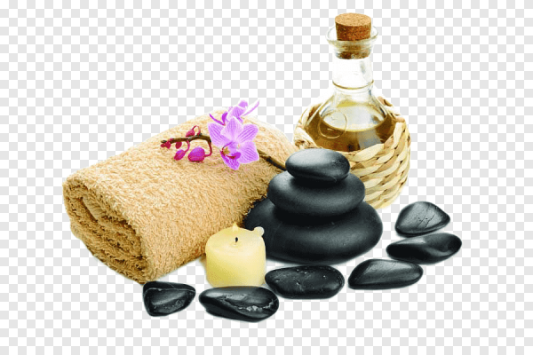 Спа на прозрачном фоне масла