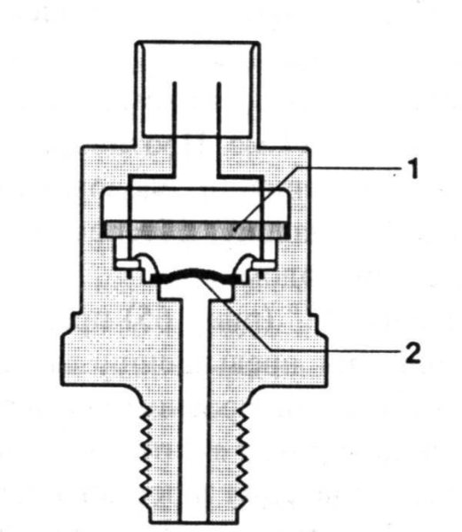 Датчик давления топлива схема включения