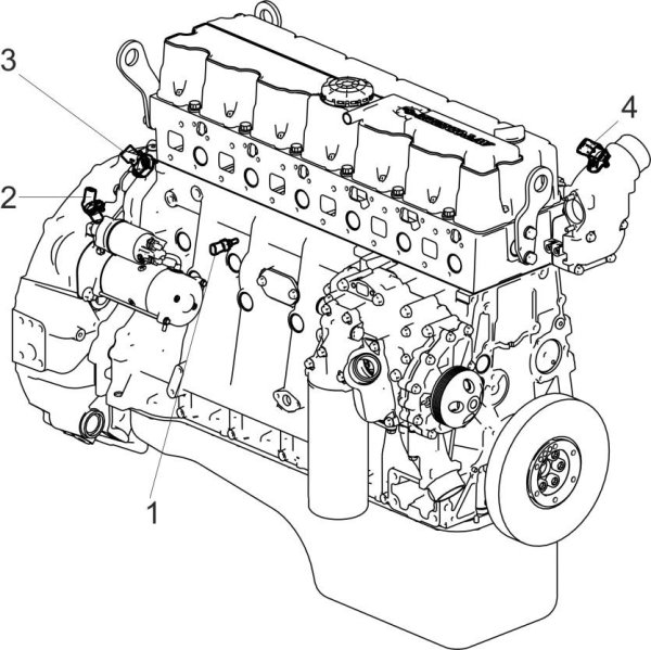 Датчик давления двигатель ЯМЗ 536