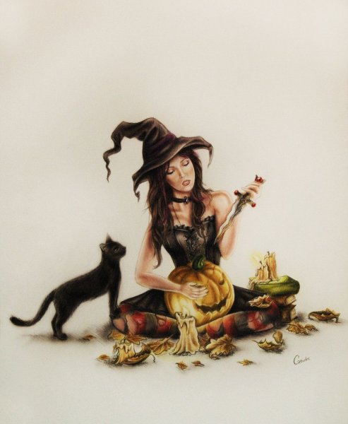 Колдунья в живописи