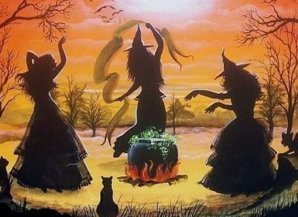 Ведьма иллюстрация
