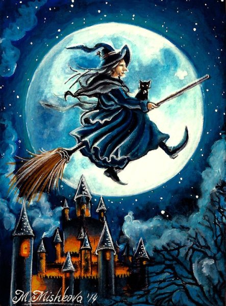 Вышивка ведьма