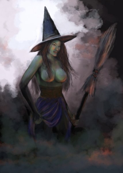 Фиолетовая колдунья