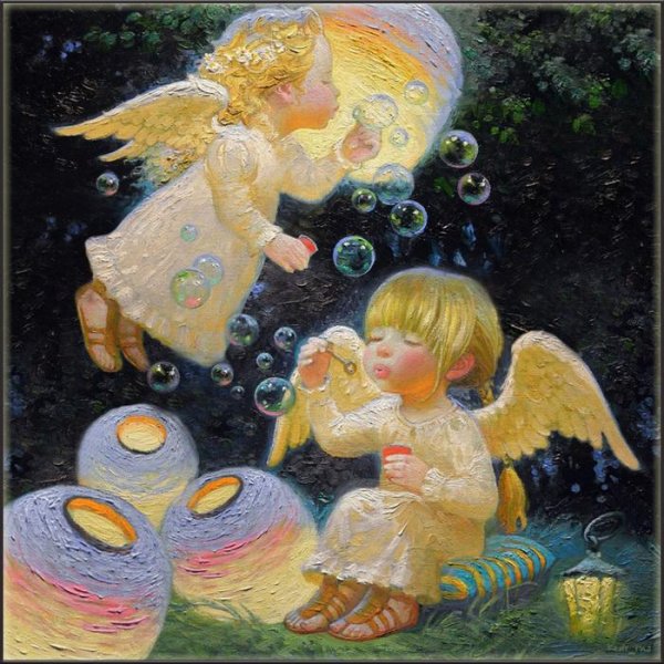 Виктор Низовцев картины ангелы