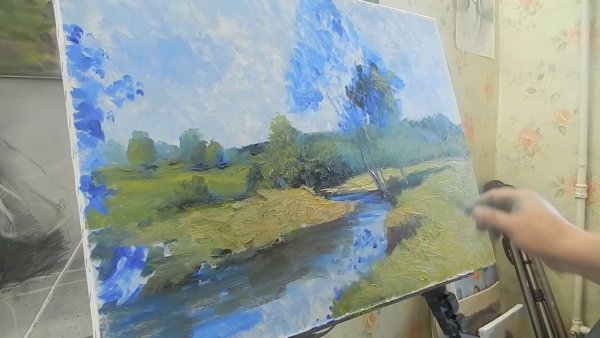 Мастер класс живописи маслом Игоря Сахарова