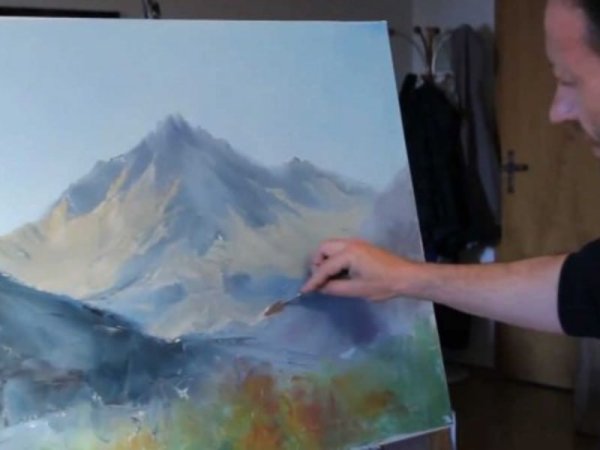 Мастер класс живописи маслом Игоря Сахарова