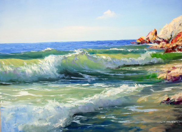 Сахаров Игорь живопись море