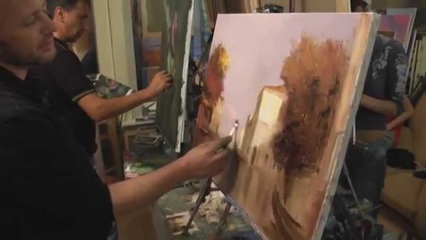 Уроки рисования маслом с Сахаровым