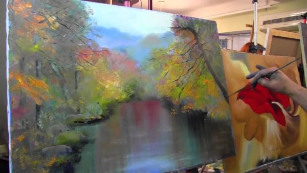 Художник Игорь Сахаров осень мастер класс