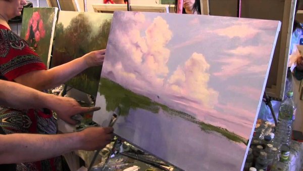 Мастер класс живописи маслом Игоря Сахарова