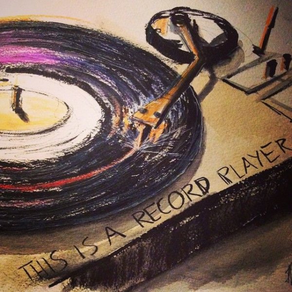 Картина виниловая пластинка