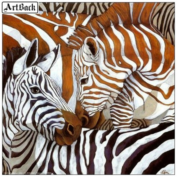 Принты животных в квадратиках