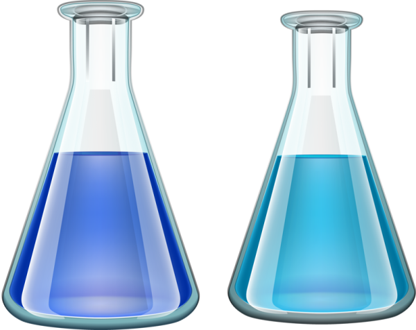 Колба с жидкостью