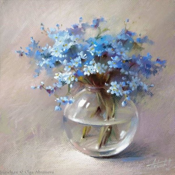 Ольга Абрамова пастель картины
