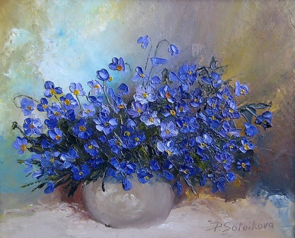 Незабудка художники Моне