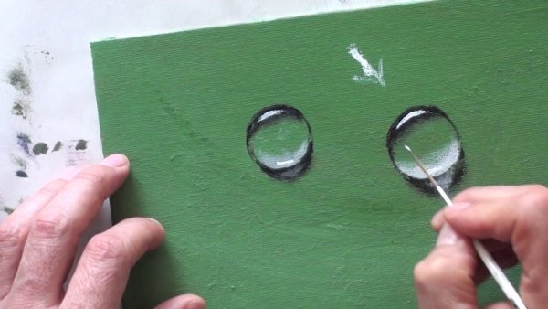 Капля воды маркерами