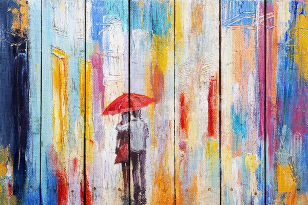 Живопись абстракция на досках