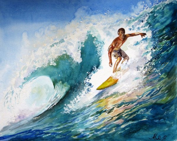 Живопись серфинг