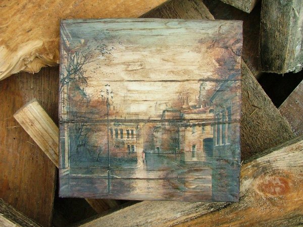 Декупаж на дереве