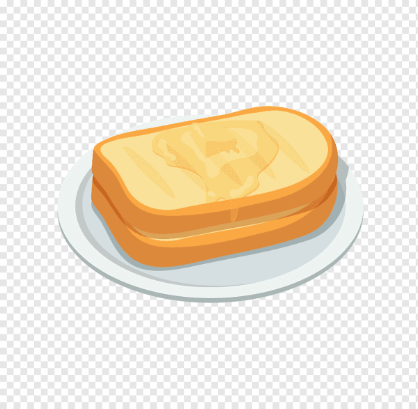 Кусочек хлеба с маслом