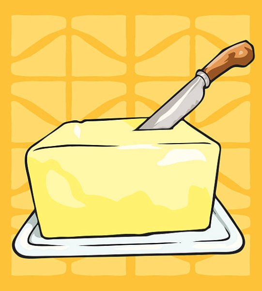 Масло сливочное мультяшное