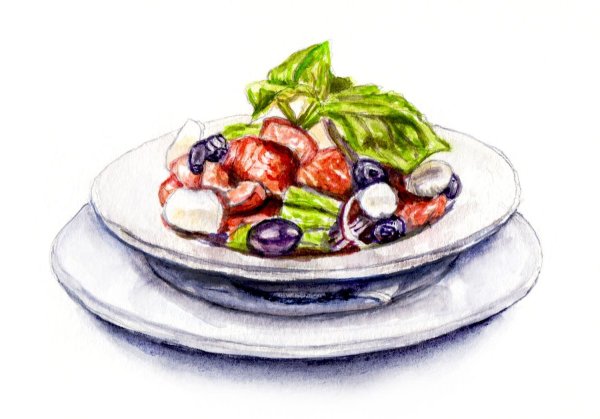 Салат рисунок