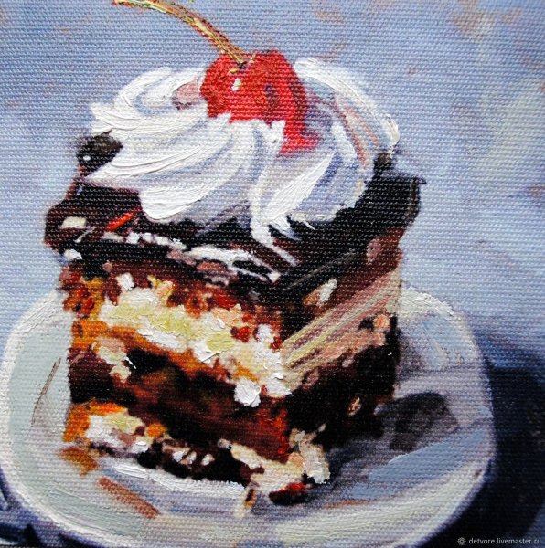 Пирожное маслом