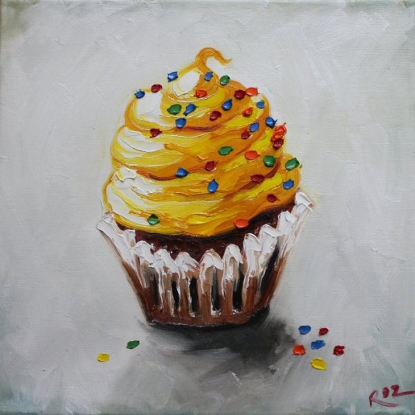 Пирожное гуашью