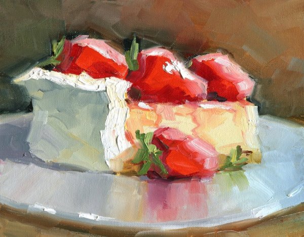 Десерт картина маслом