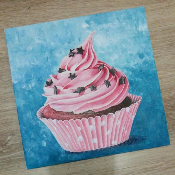 Картины пирожные маслом