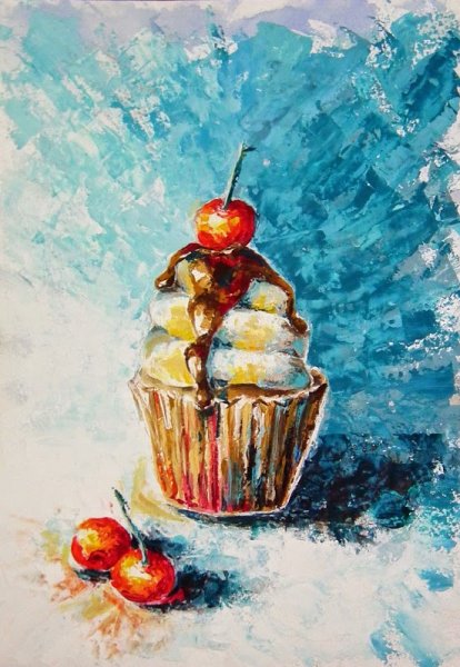 Сладости гуашью