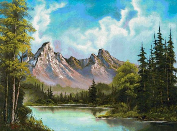 Художник пейзажист Боб Росс