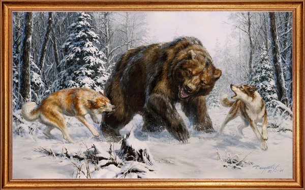 Художник Татьяна Данчурова охота