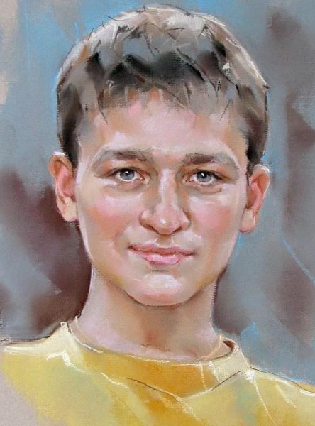 Портрет пастелью Ларисы Шигориной