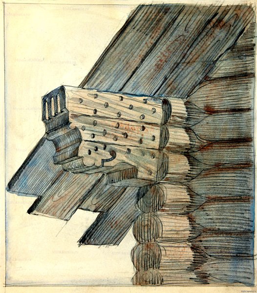 Типы врубок в русском деревянном зодчестве