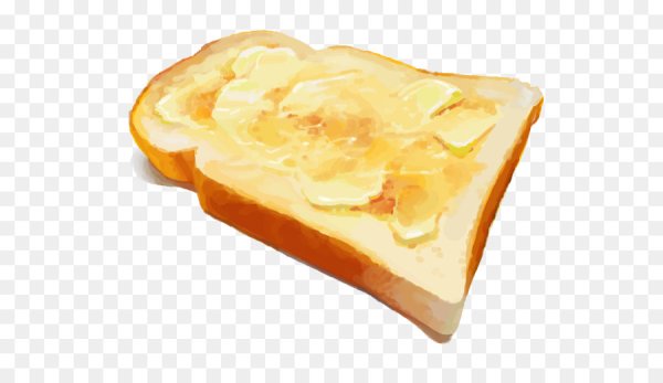 Нарисовать бутерброд с маслом